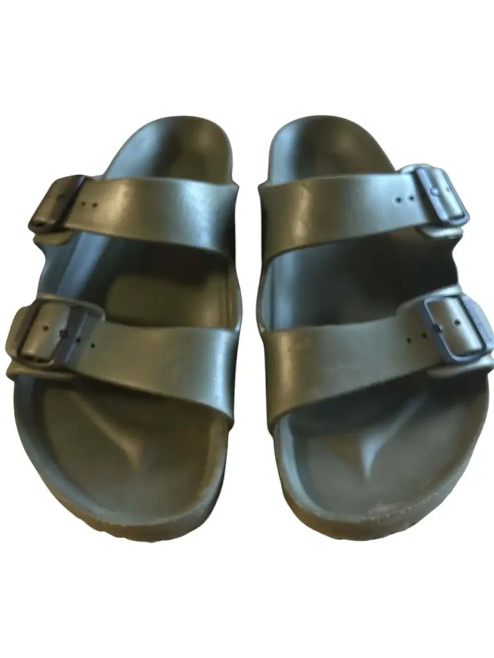Birkenstock Arizona Essentials EVA Slide Sandals in Khaki